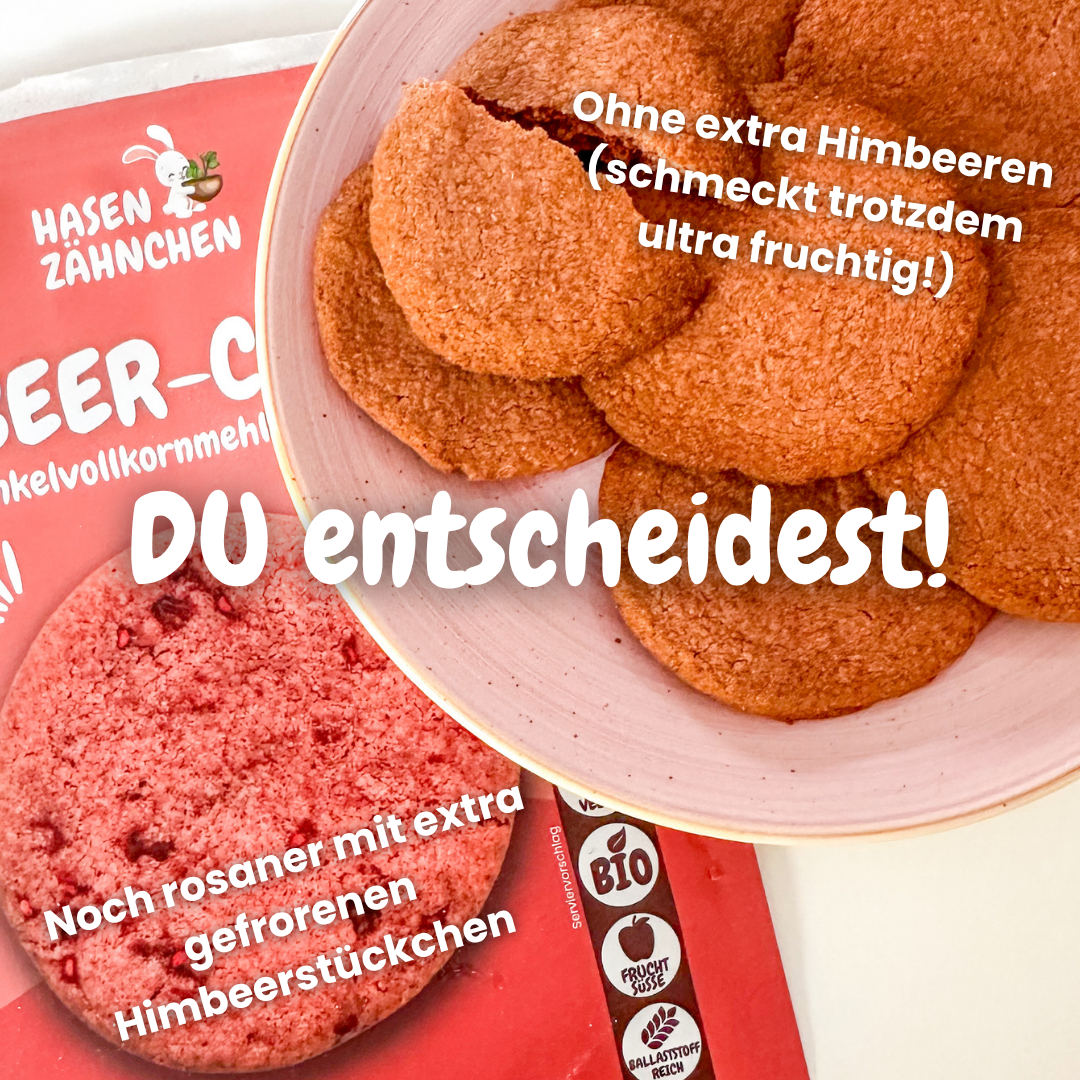 Bio Himbeer-Cookies