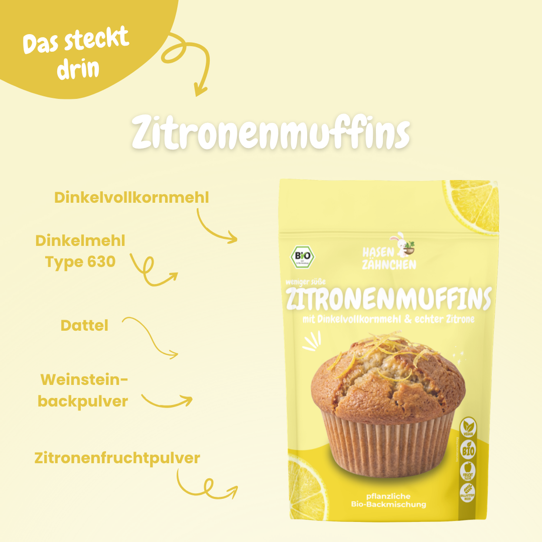 Bio Zitronenmuffins