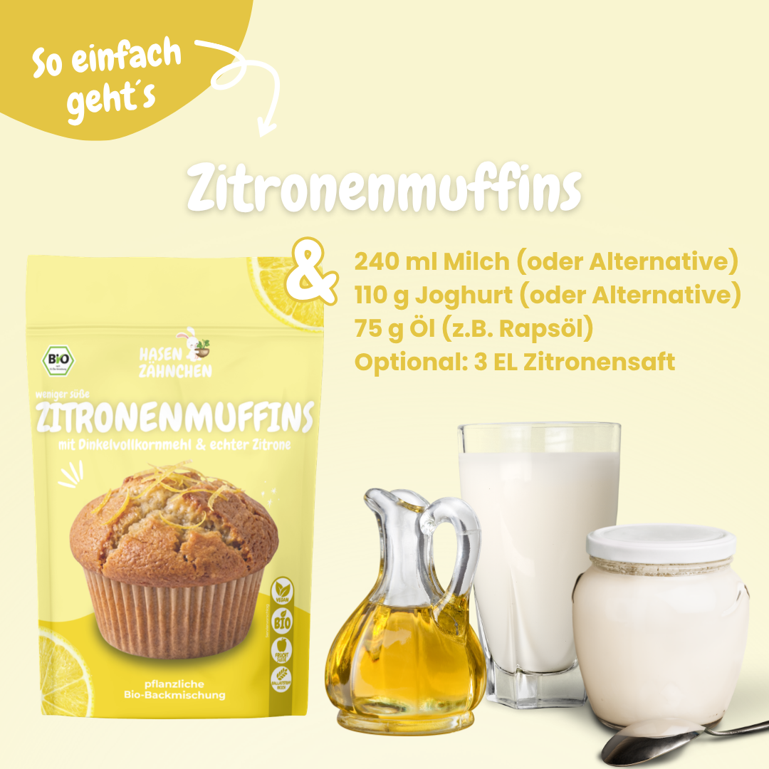 Bio Zitronenmuffins