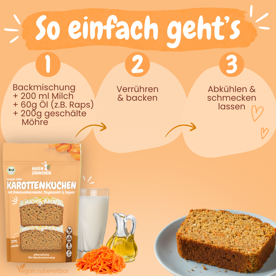 Bio Karottenkuchen