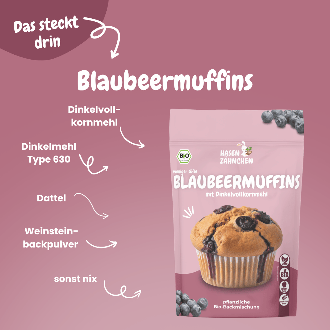 Bio Blaubeermuffins