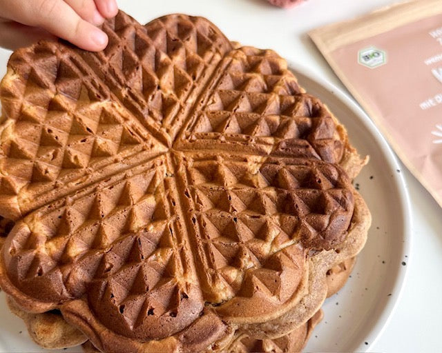 Kuhflecken-Waffeln