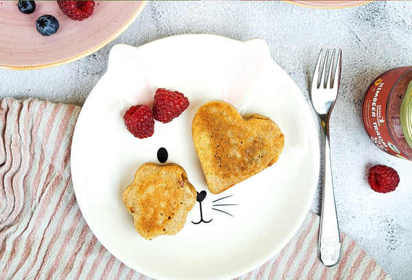 Gefüllte Pancakes mit Himbeer-Traum