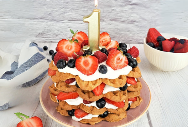 Vollwertige Waffeltorte