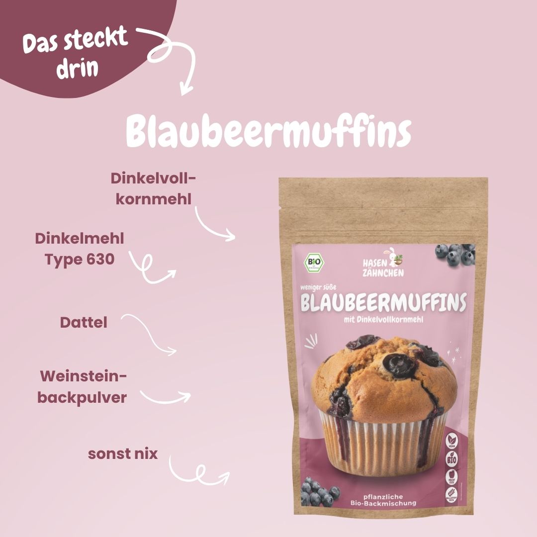 Bio Blaubeermuffins