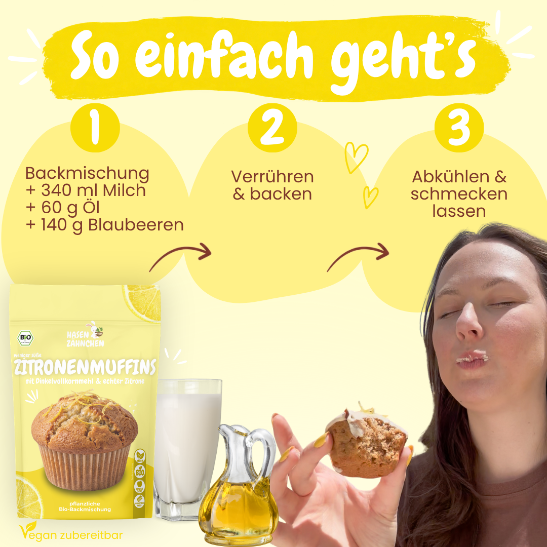 Bio Zitronenmuffins