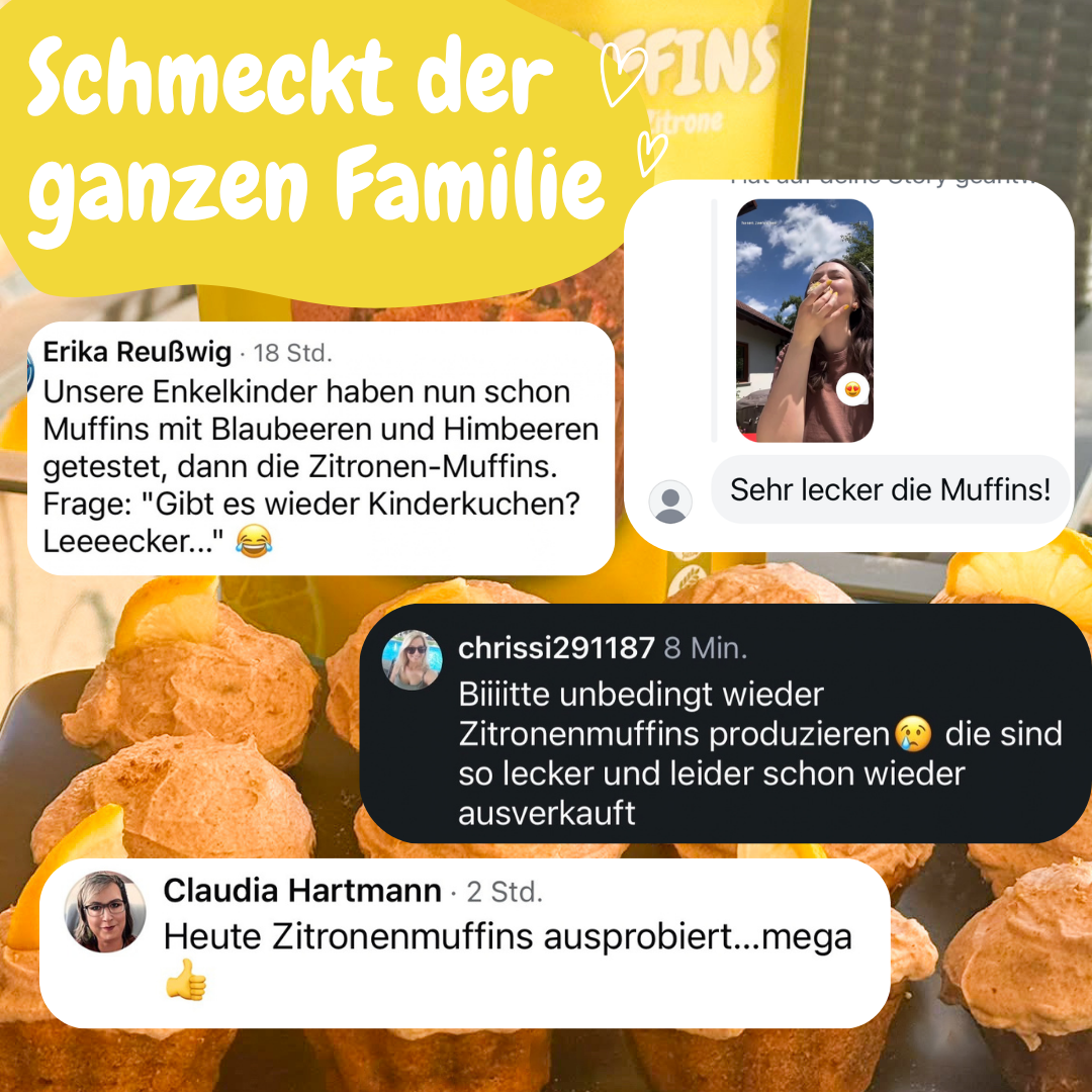 Bio Zitronenmuffins