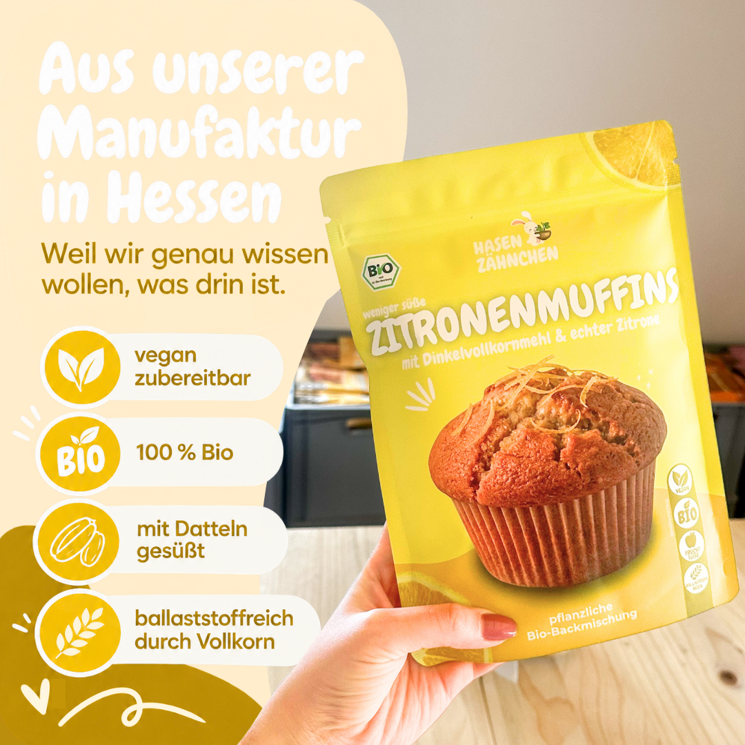 Bio Zitronenmuffins