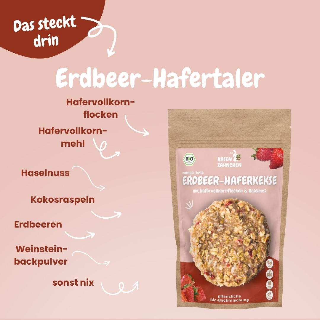 Bio Erdbeer Hafertaler