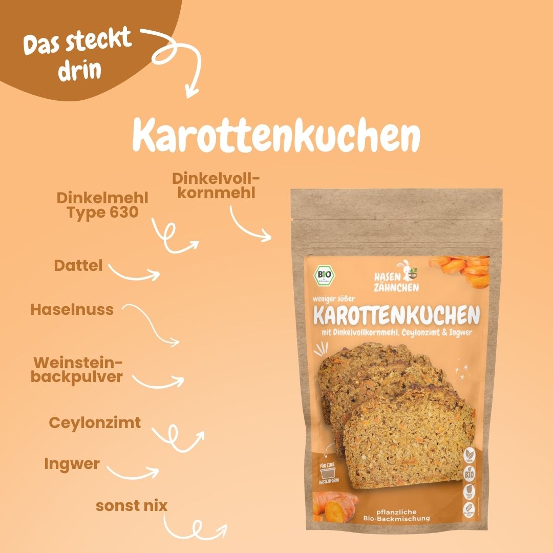 Bio Karottenkuchen