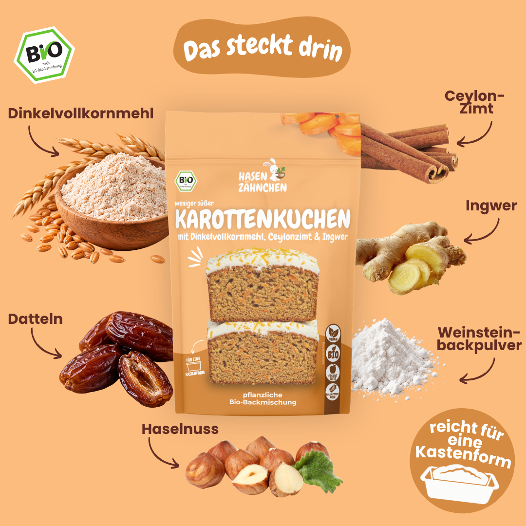 Bio Karottenkuchen