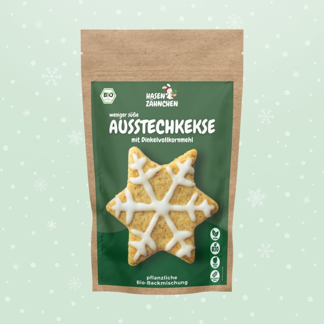 Hasenzähnchen Bio Ausstechkekse Verpackung