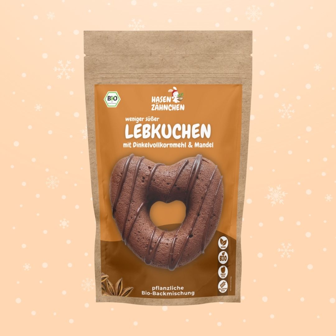 Hasenzähnchen Bio Lebkuchen Backmischung Verpackung