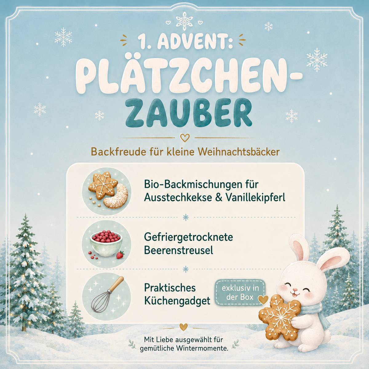 Bio Hasenzähnchen Winterbox