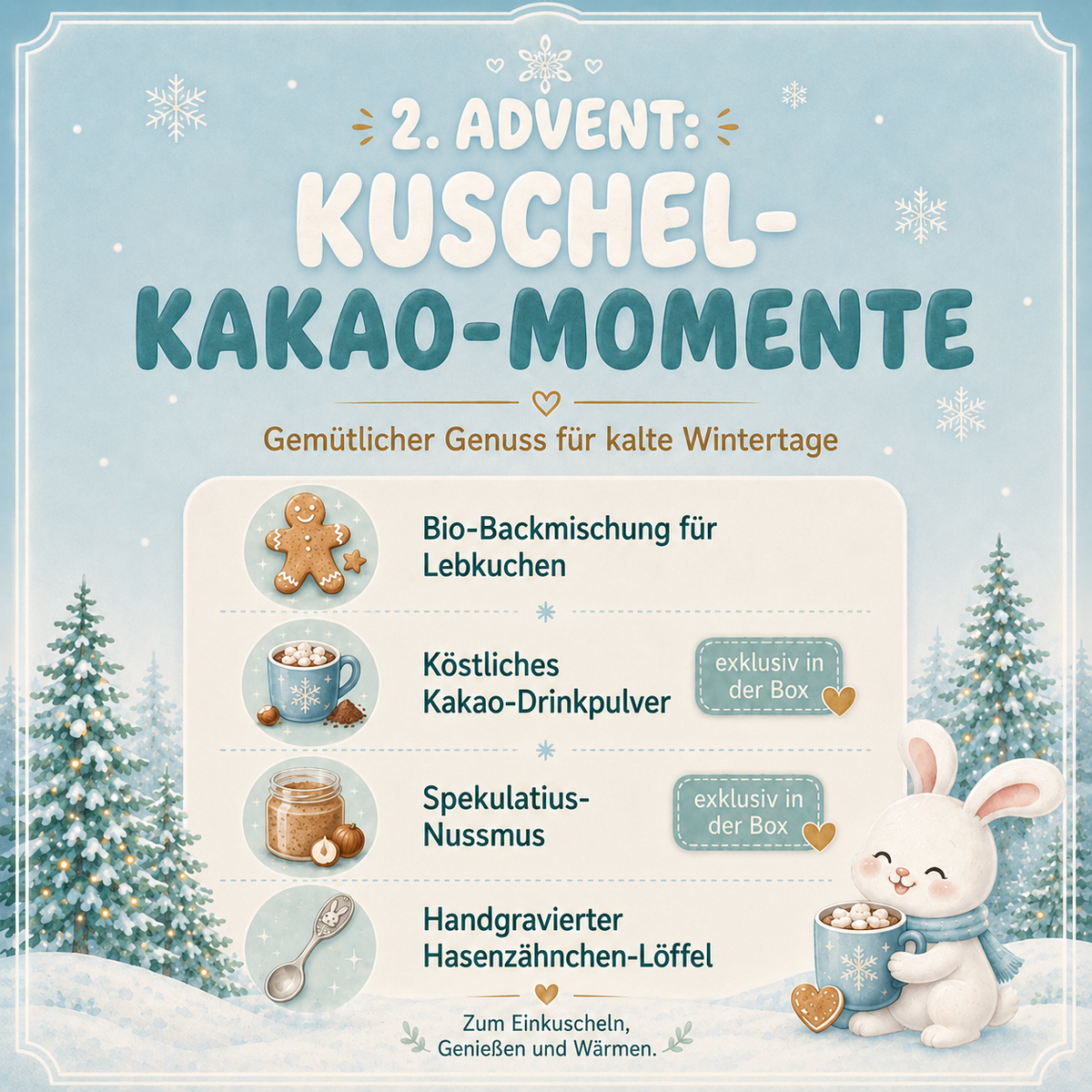 Bio Hasenzähnchen Winterbox