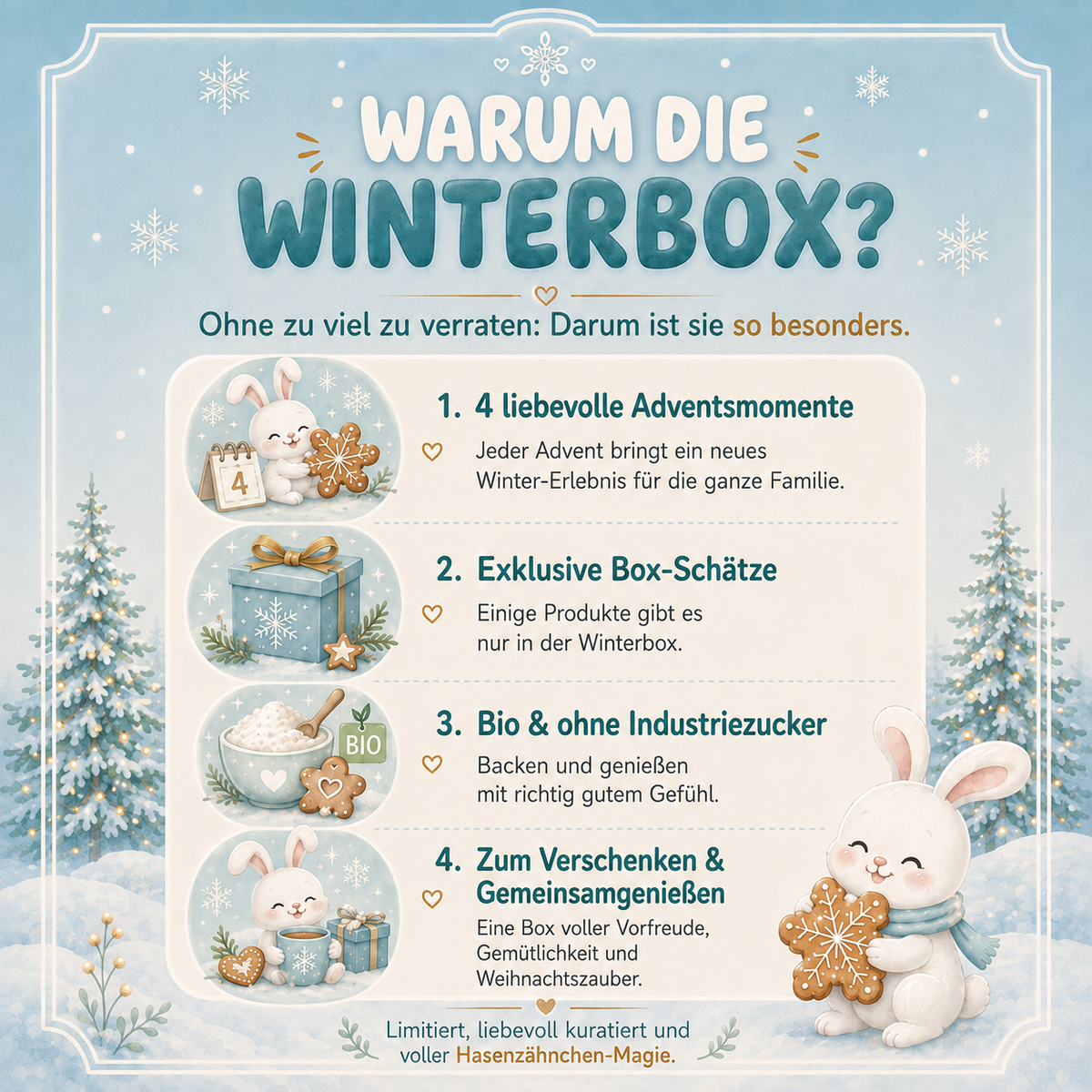 Bio Hasenzähnchen Winterbox