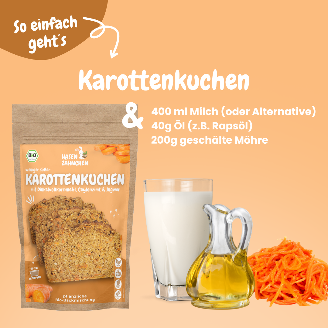 Bio Karottenkuchen