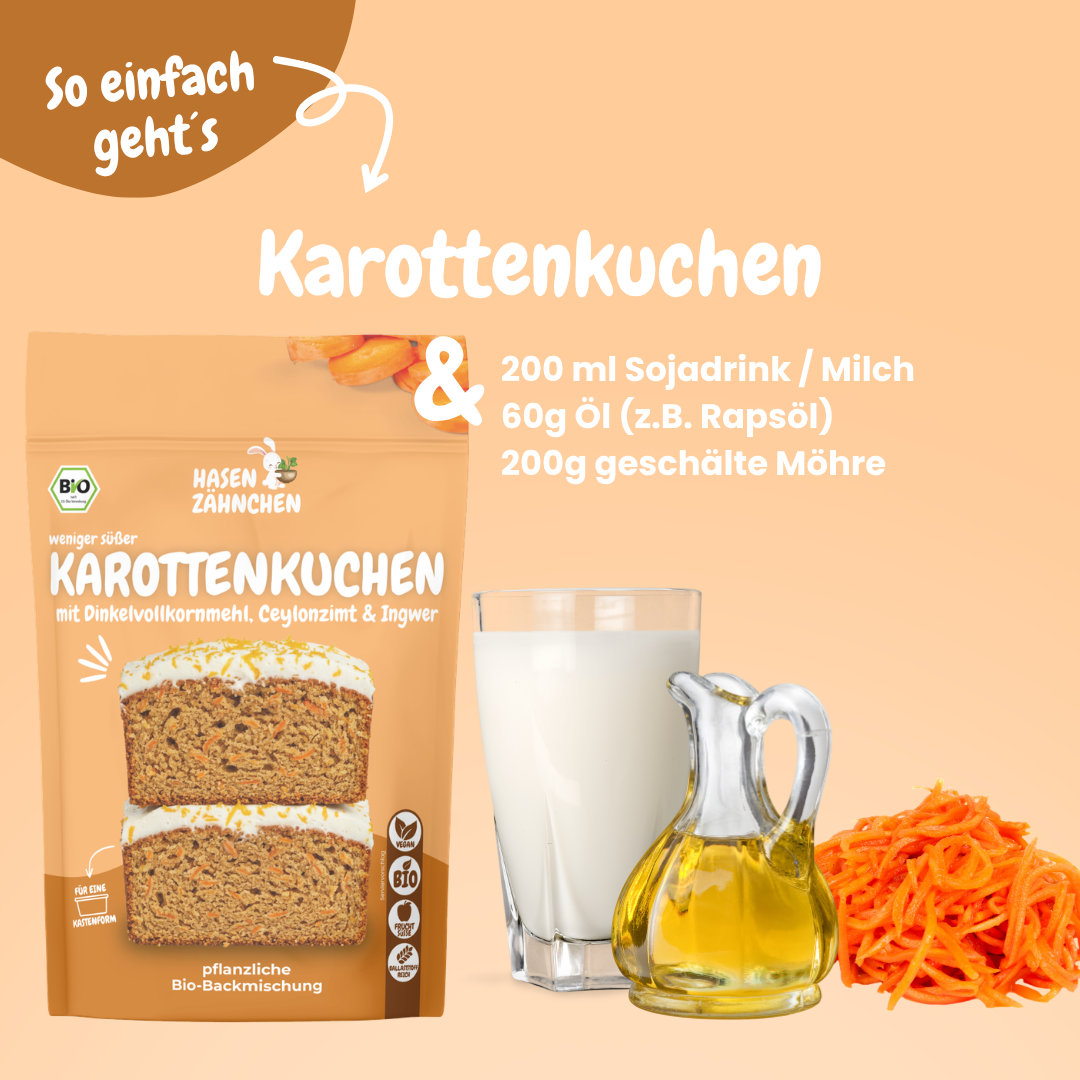 Bio Karottenkuchen