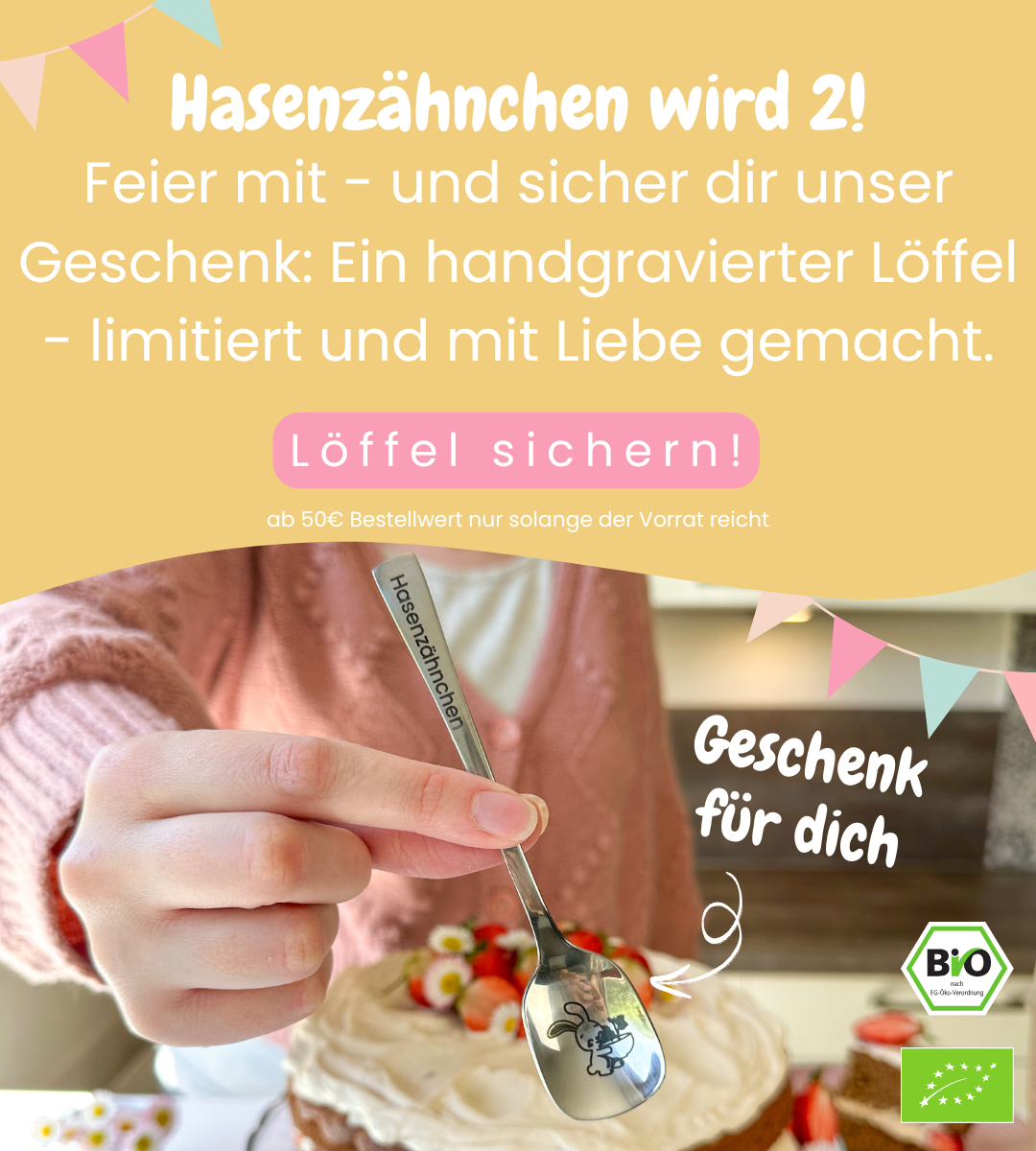 Hasenzähnchen Geburstag